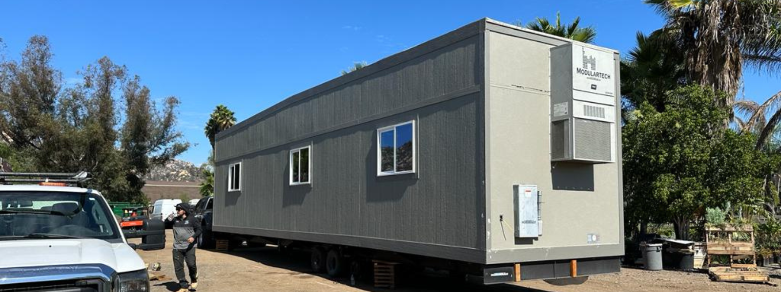 Mobile Office Trailers can be delivered and installed within days of your order.