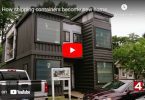 Shipping container building video