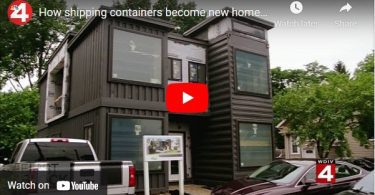 Shipping container building video