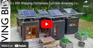 used 20' shipping containers for home building