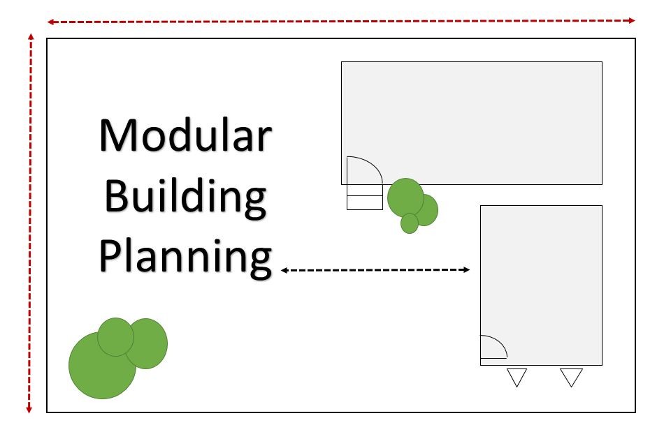 Modular Building site planning is important. 
