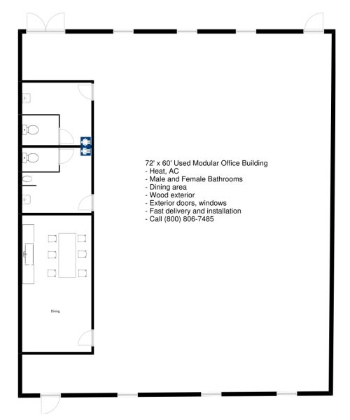 Used-Modular-Office-Building-72x60-sale-Florida