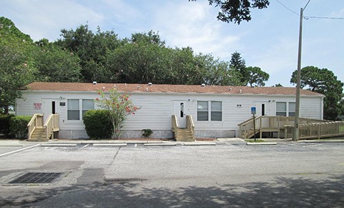 This used modular church building is available in Florida.