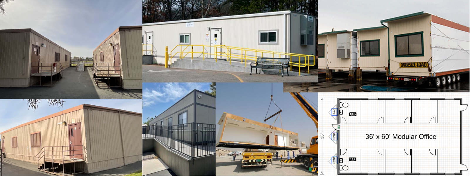 Here are the many uses for modular buildings and office trailers in the USA
