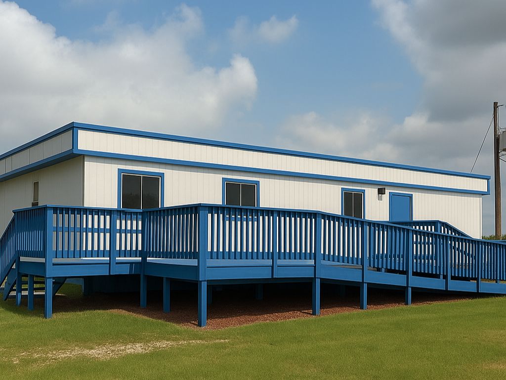 Used 36'x60' Modular Office painted with the buyer's color scheme.