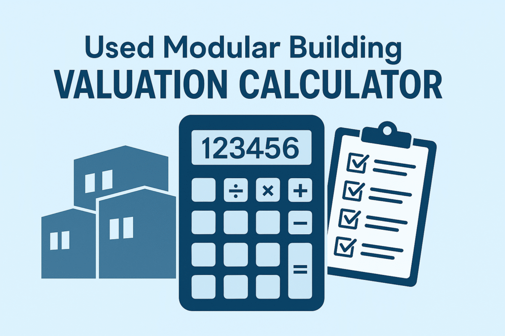 How to calculate the value of a used modular building or portable classroom.