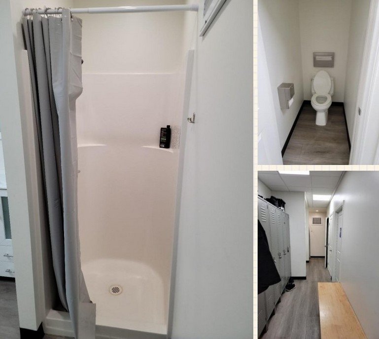 Used 24' x 40' modular restroom building for sale – showers lockers Used 24' x 40' modular restroom building for sale – showers lockers