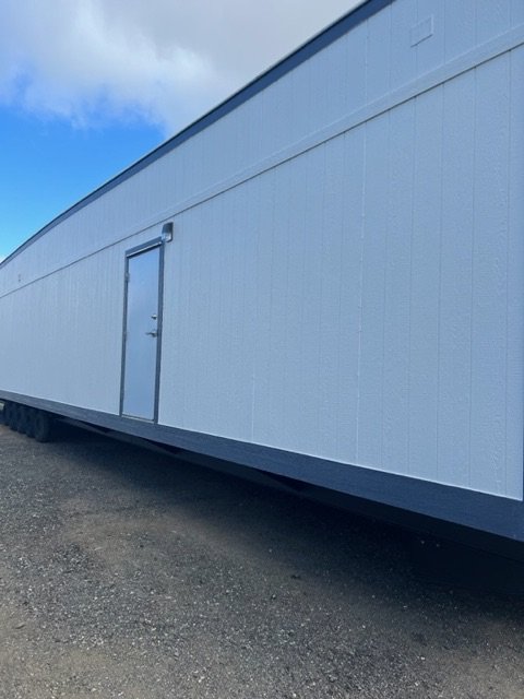 Used 24' x 60' modular locker room building for sale – exterior Used 24' x 60' modular locker room building for sale – exterior